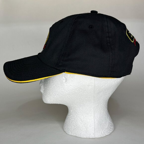 Pennzoil Racing Central Oil And Supply Adjustable Strapback Black Yellow Hat - Picture 3 of 15